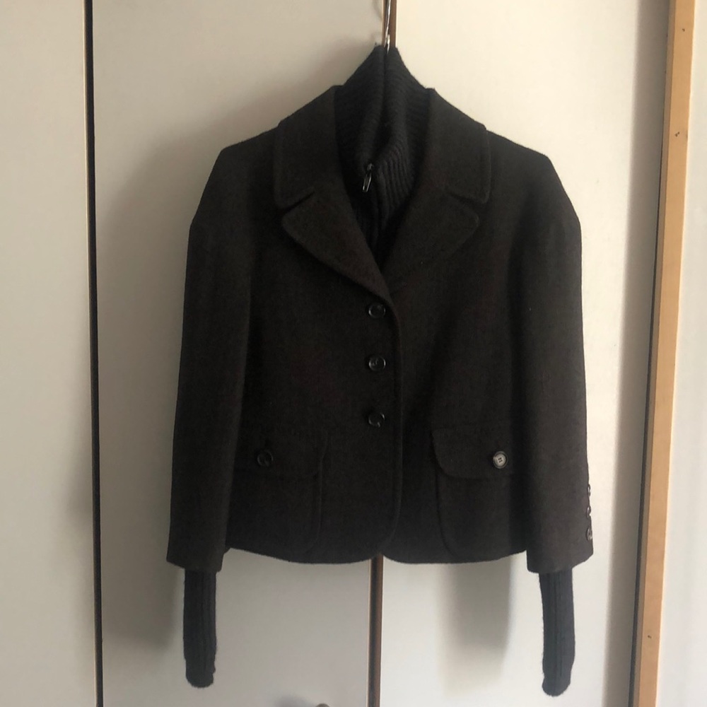 Moschino sweater blazer